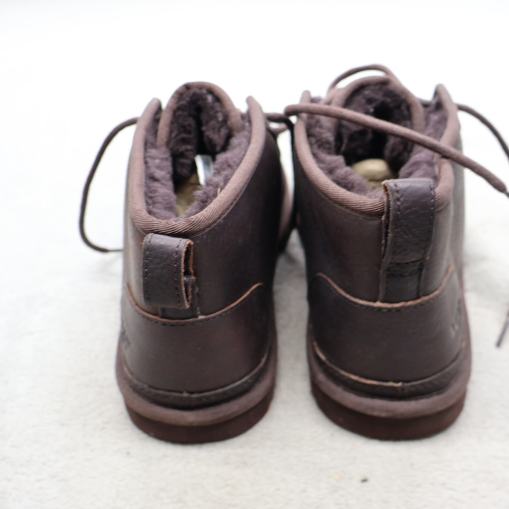 UGG Mens 9 Chukka Boots Brown Neumel Leather Lace Up Rugged Waterproof 1008908 - Picture 6 of 16